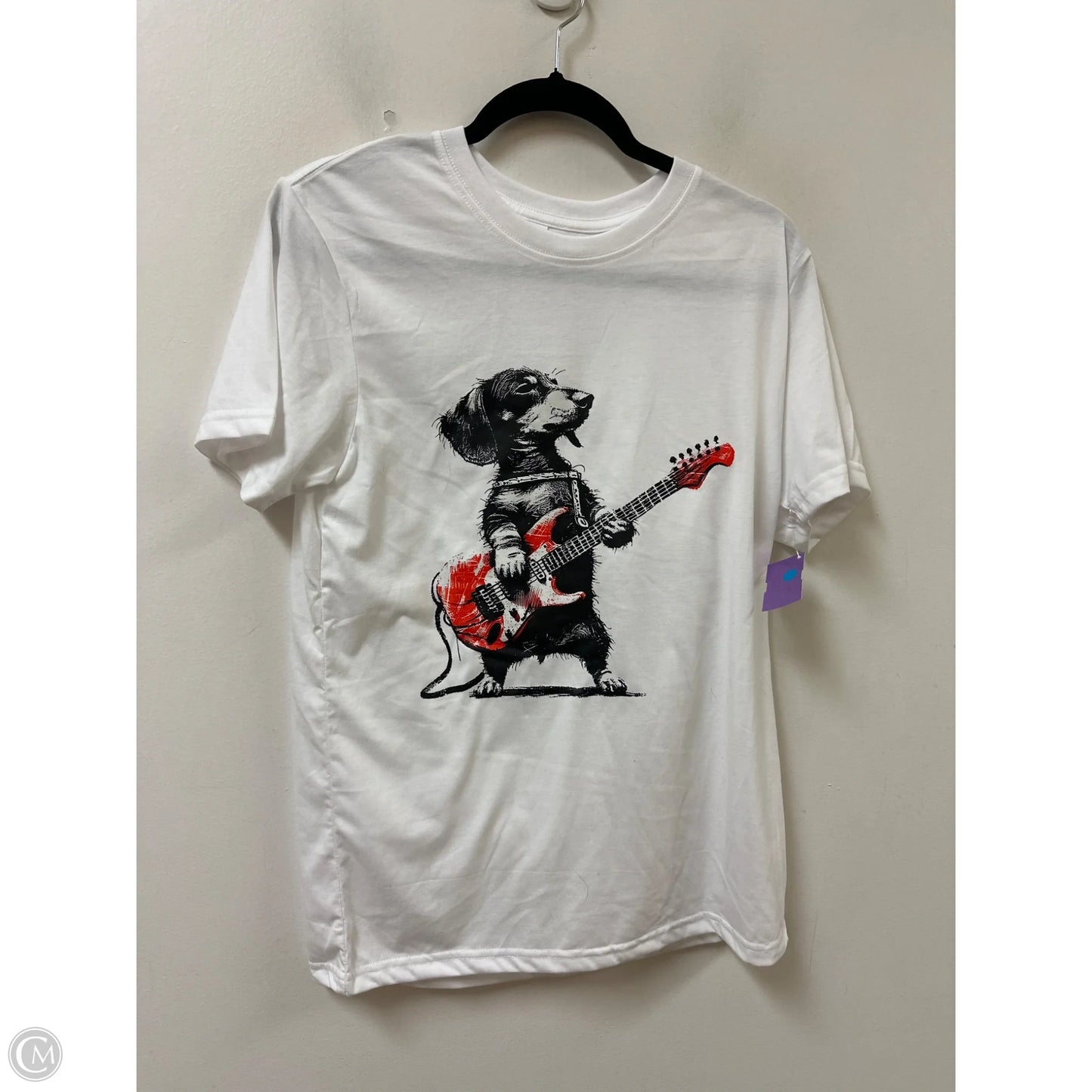 Top Short Sleeve By Clothes Mentor In White, Size: S