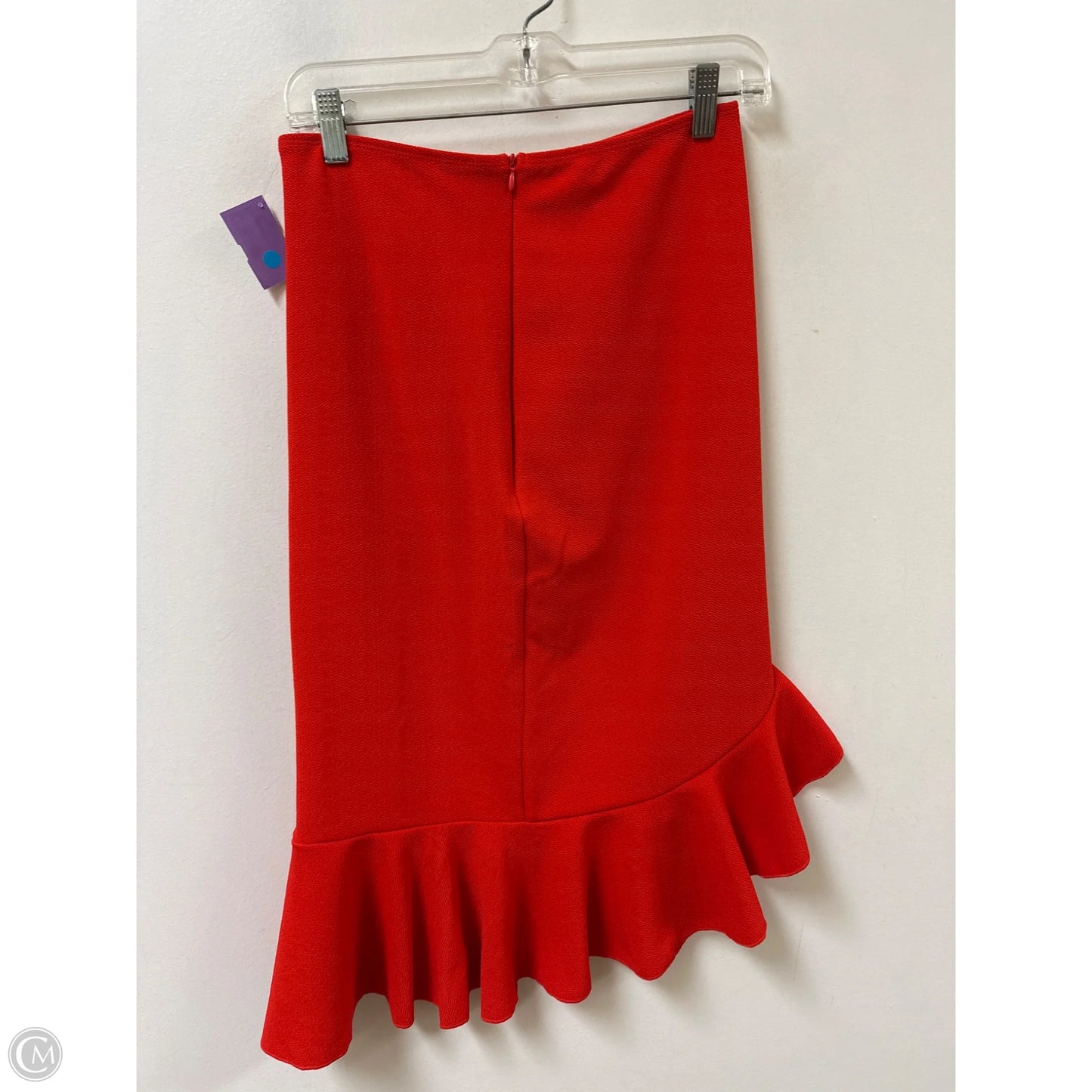 Skirt Midi By Shein In Red, Size: 8