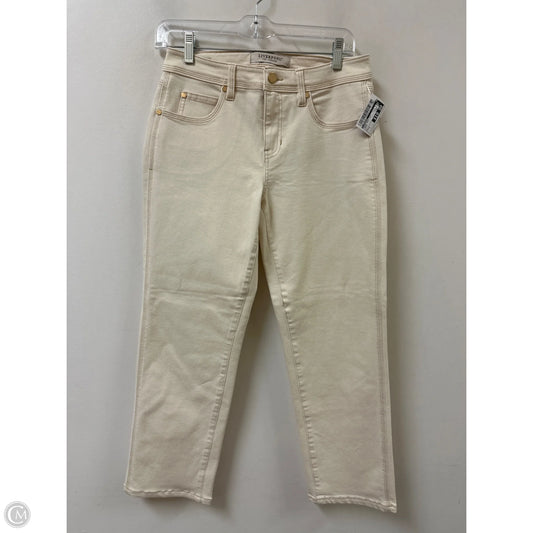 Jeans Boot Cut By Liverpool In Cream, Size: 4