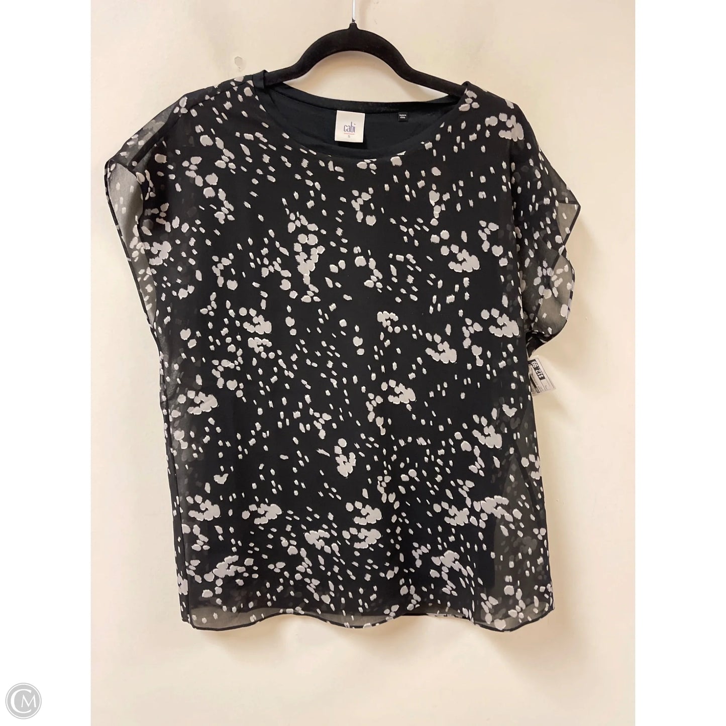 Blouse Sleeveless By Cabi In Black, Size: S