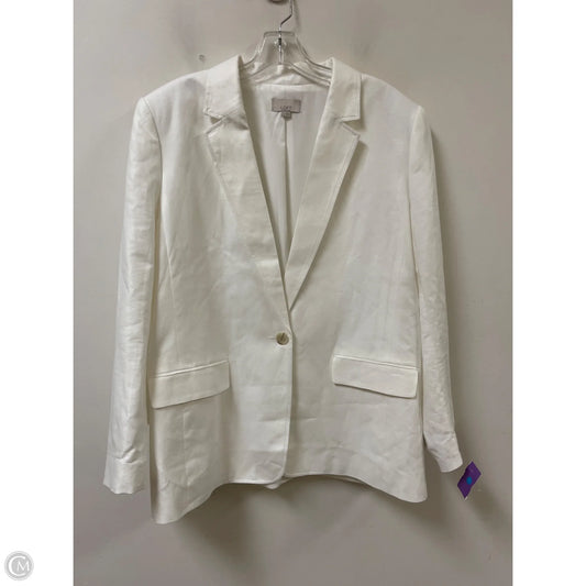 Blazer By Loft In White, Size: L