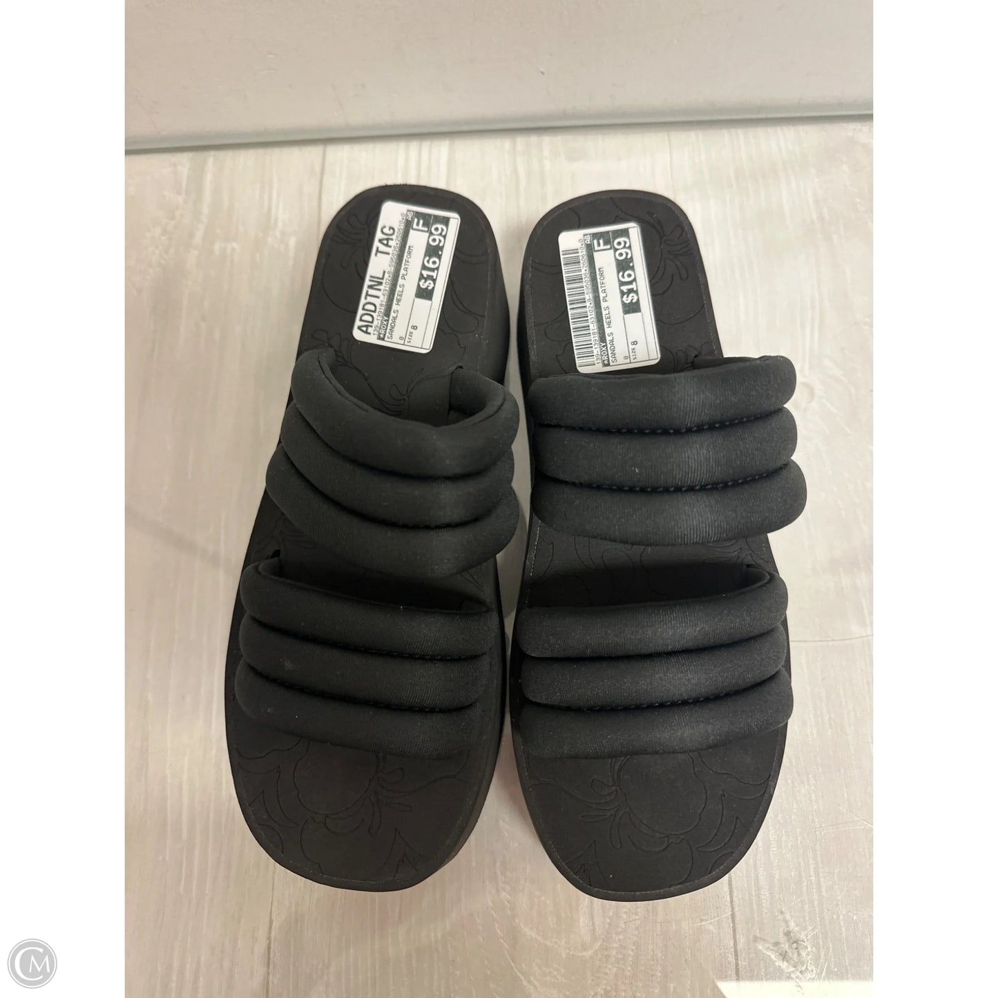 Sandals Heels Platform By Roxy, Size: 8