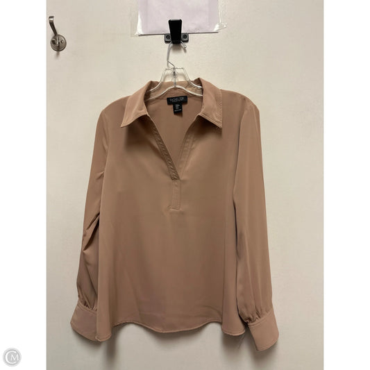 Top Long Sleeve By Rachel Zoe In Brown, Size: M