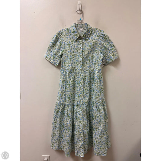 Dress Party Midi By Crown And Ivy In Blue & Green, Size: S