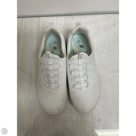 Shoes Sneakers By Skechers In White, Size: 6.5