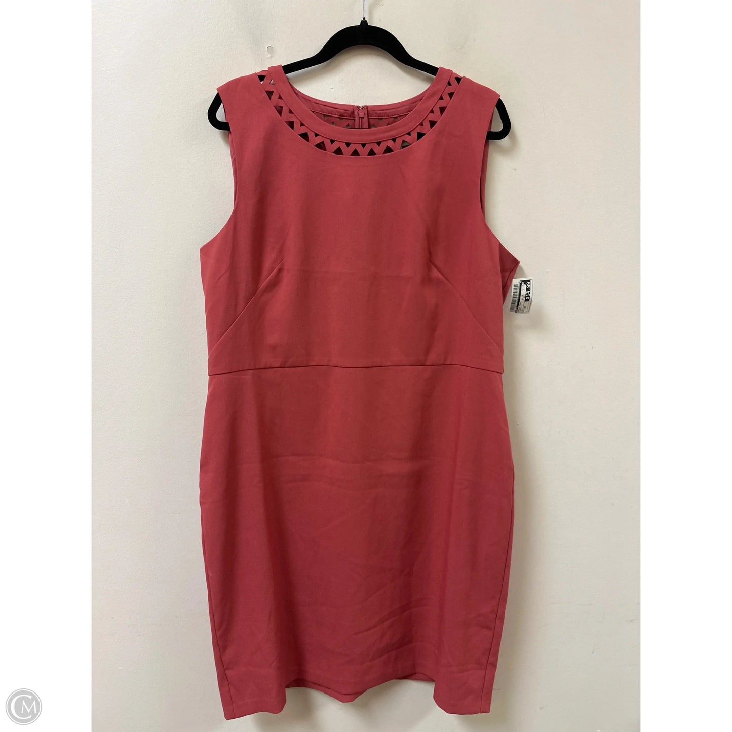 Dress Work By Loft In Coral, Size: 2x