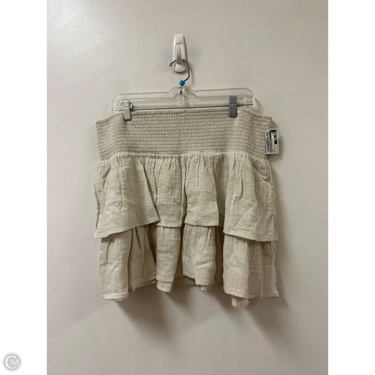 Skirt Mini & Short By Universal Thread In Tan, Size: 16