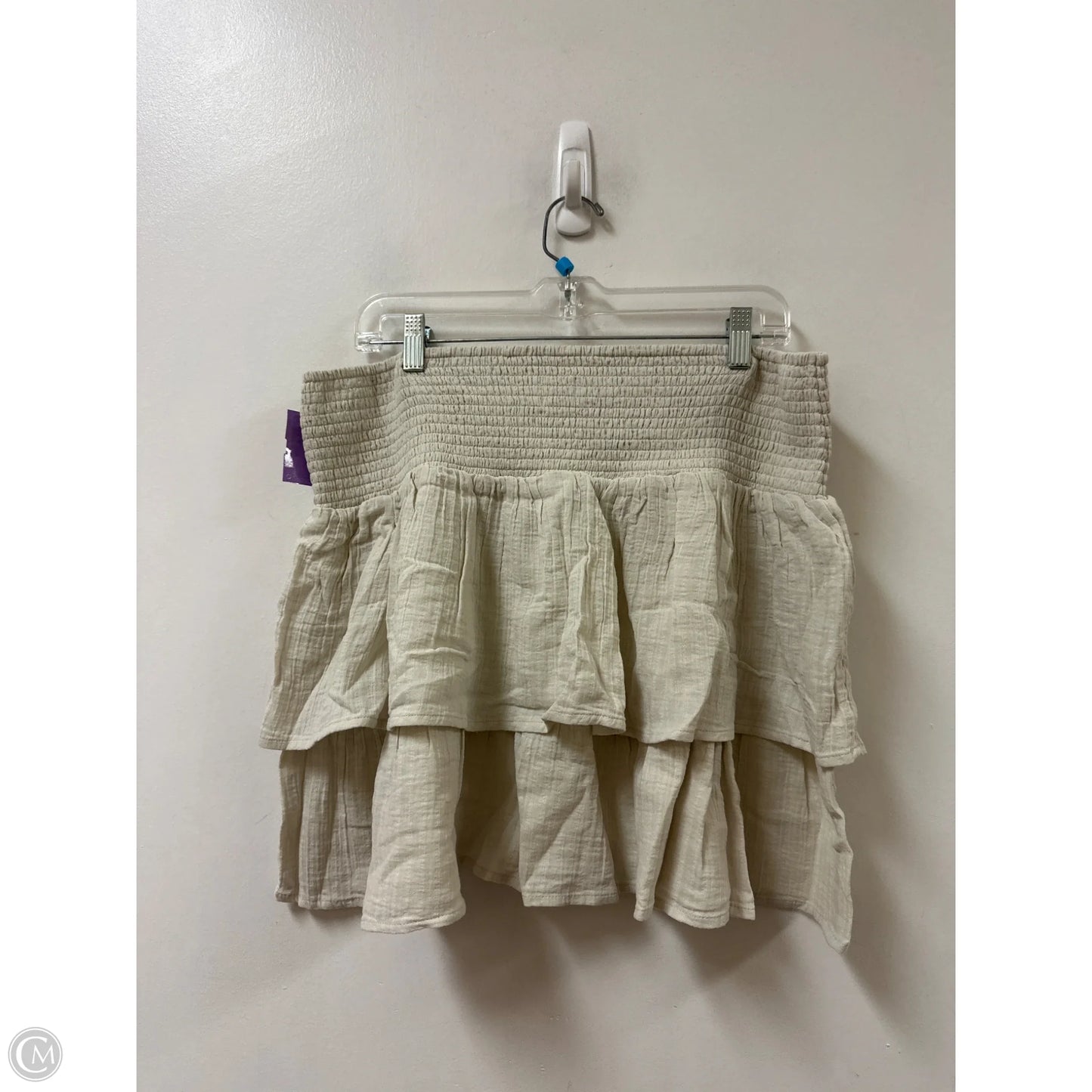 Skirt Mini & Short By Universal Thread In Tan, Size: 16