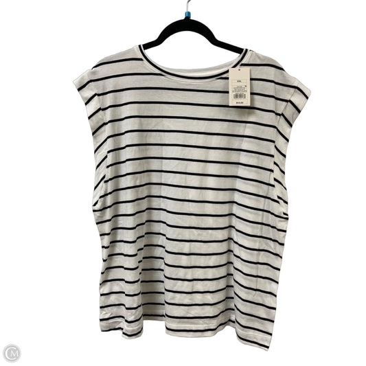 Top Sleeveless By A New Day In Striped Pattern, Size: 2x