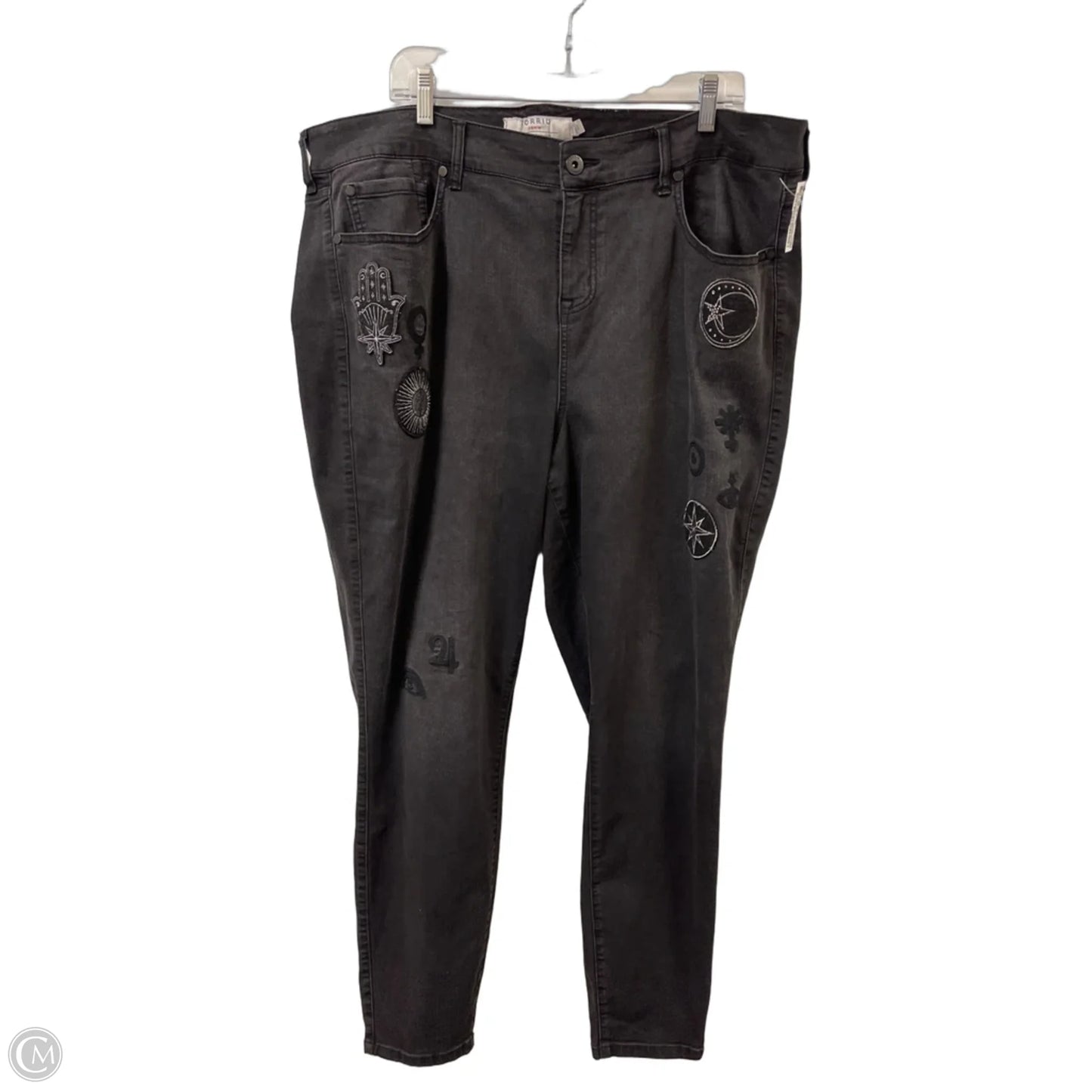 Jeans Skinny By Torrid In Black, Size: 22