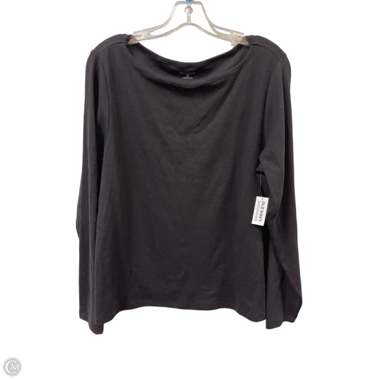 Top Long Sleeve Basic By Old Navy In Black, Size: 2x