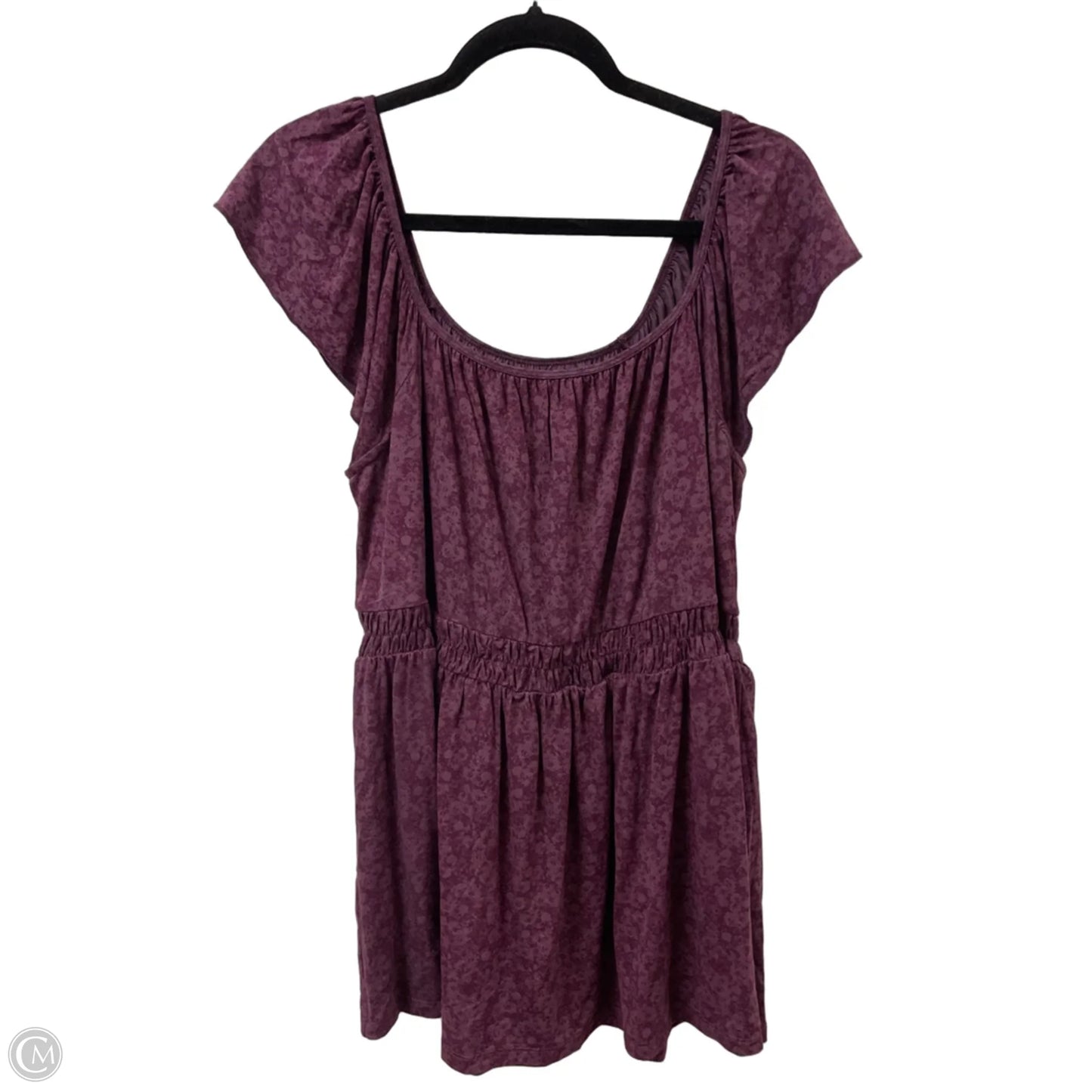Top Short Sleeve By Torrid In Purple, Size: 3x