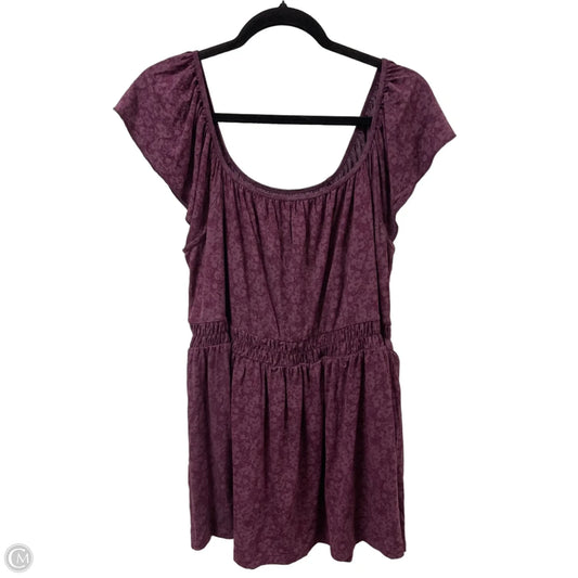 Top Short Sleeve By Torrid In Purple, Size: 3x
