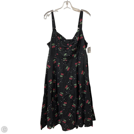Dress Party Midi By Torrid In Black, Size: 2x