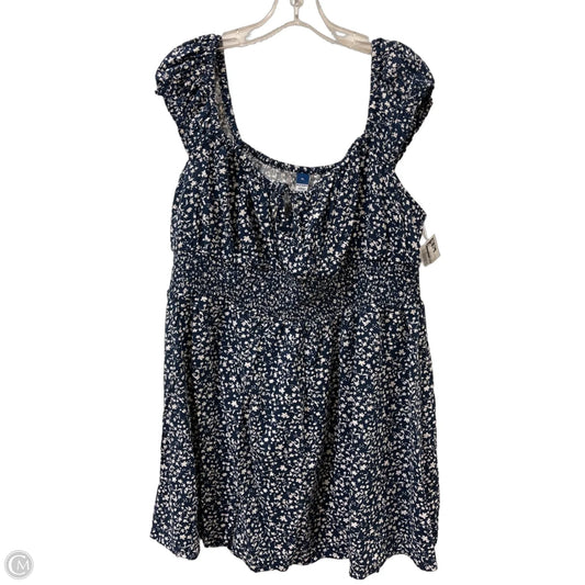 Dress Casual Short By Old Navy In Blue, Size: Xl