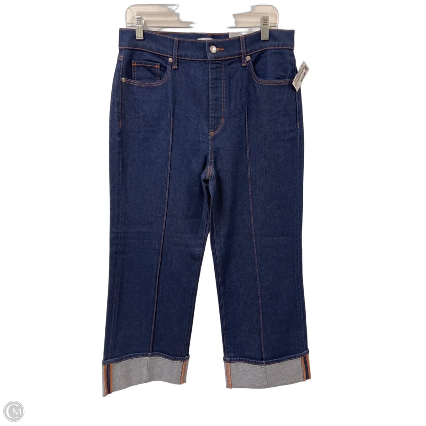 Jeans Wide Leg By Loft In Blue Denim, Size: 6