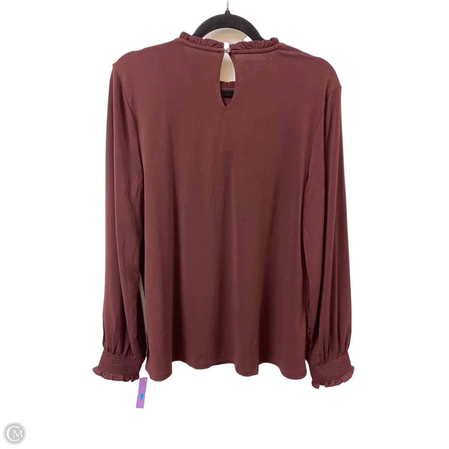 Top Long Sleeve By Maurices In Red, Size: L