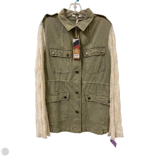 Jacket Denim By Gimmicks In Green, Size: M