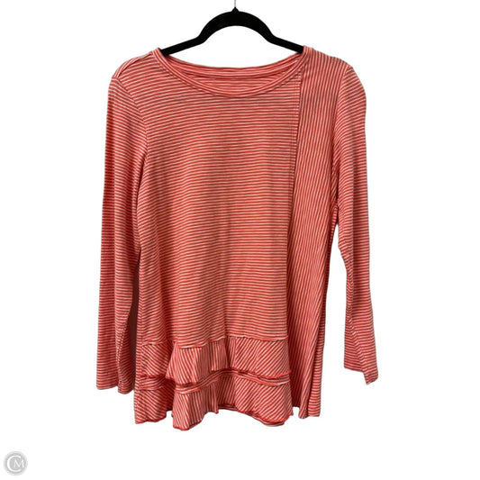 Tunic Long Sleeve By Soft Surroundings In Orange, Size: Mp