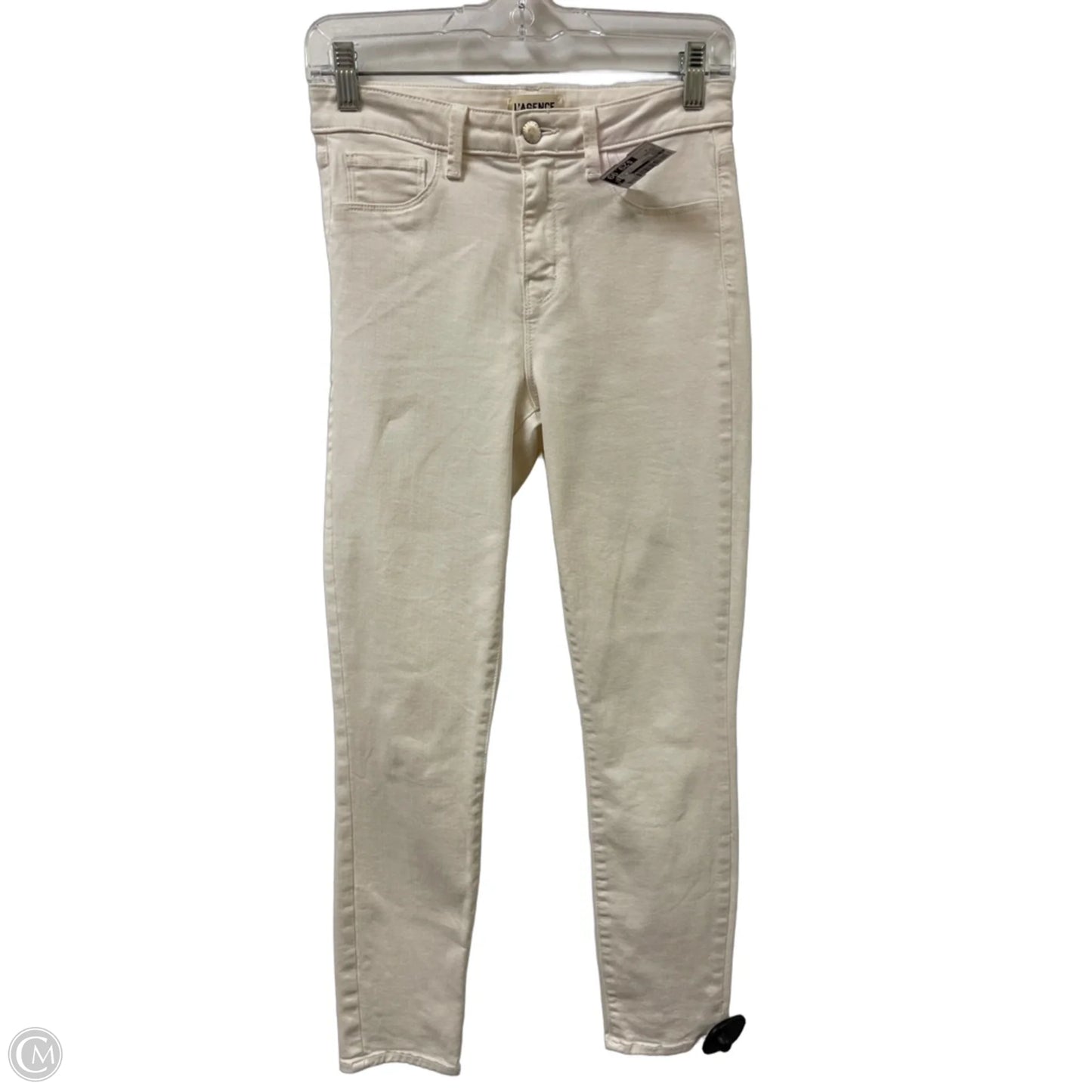 Jeans Skinny By L Agence In Cream, Size: 2