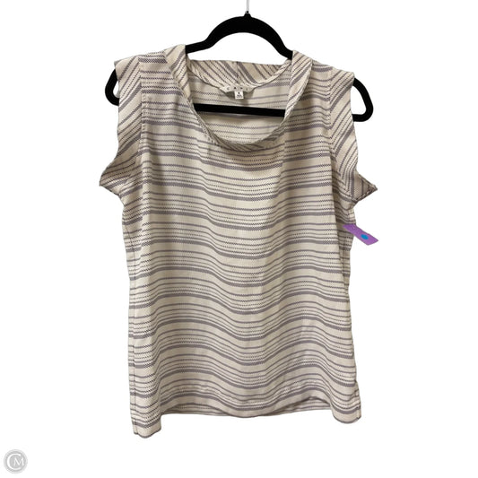 Top Sleeveless By Cabi In Cream, Size: S