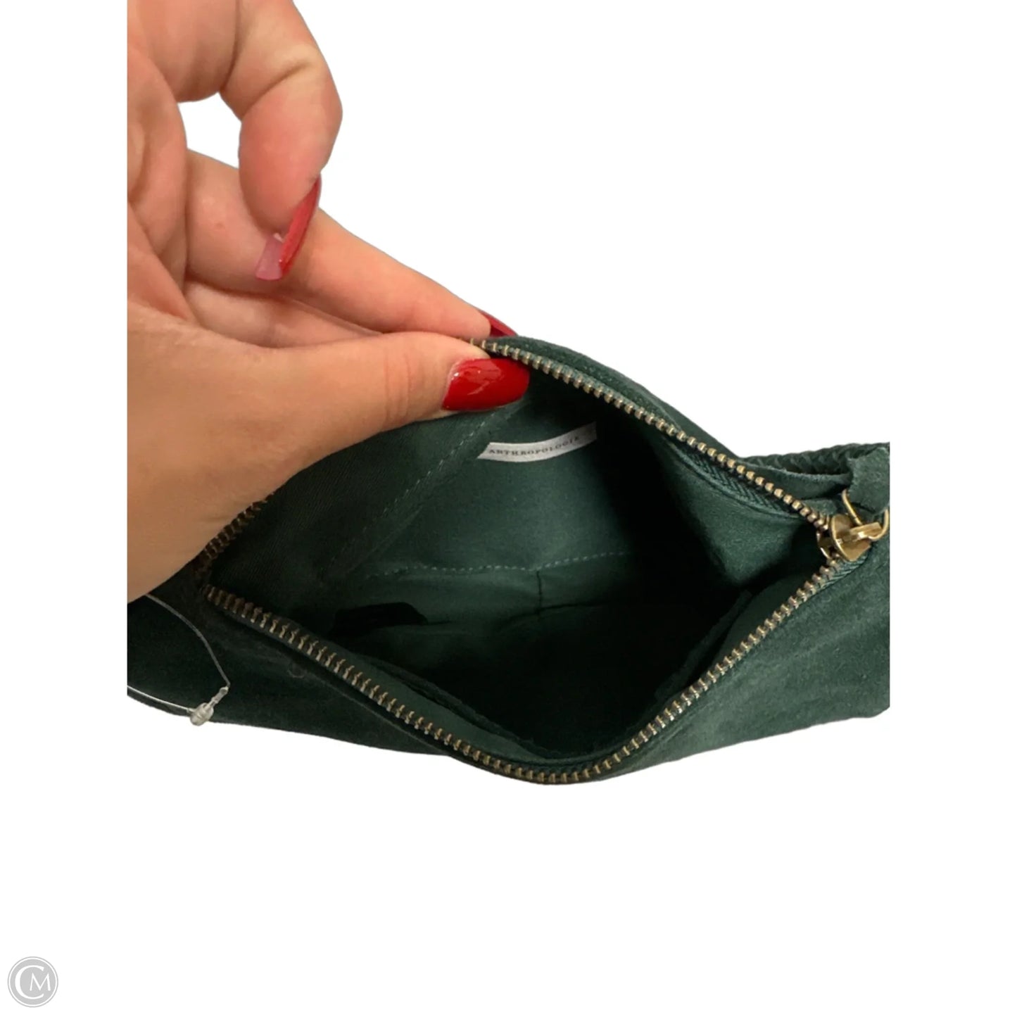 Handbag Leather By Anthropologie, Size: Small