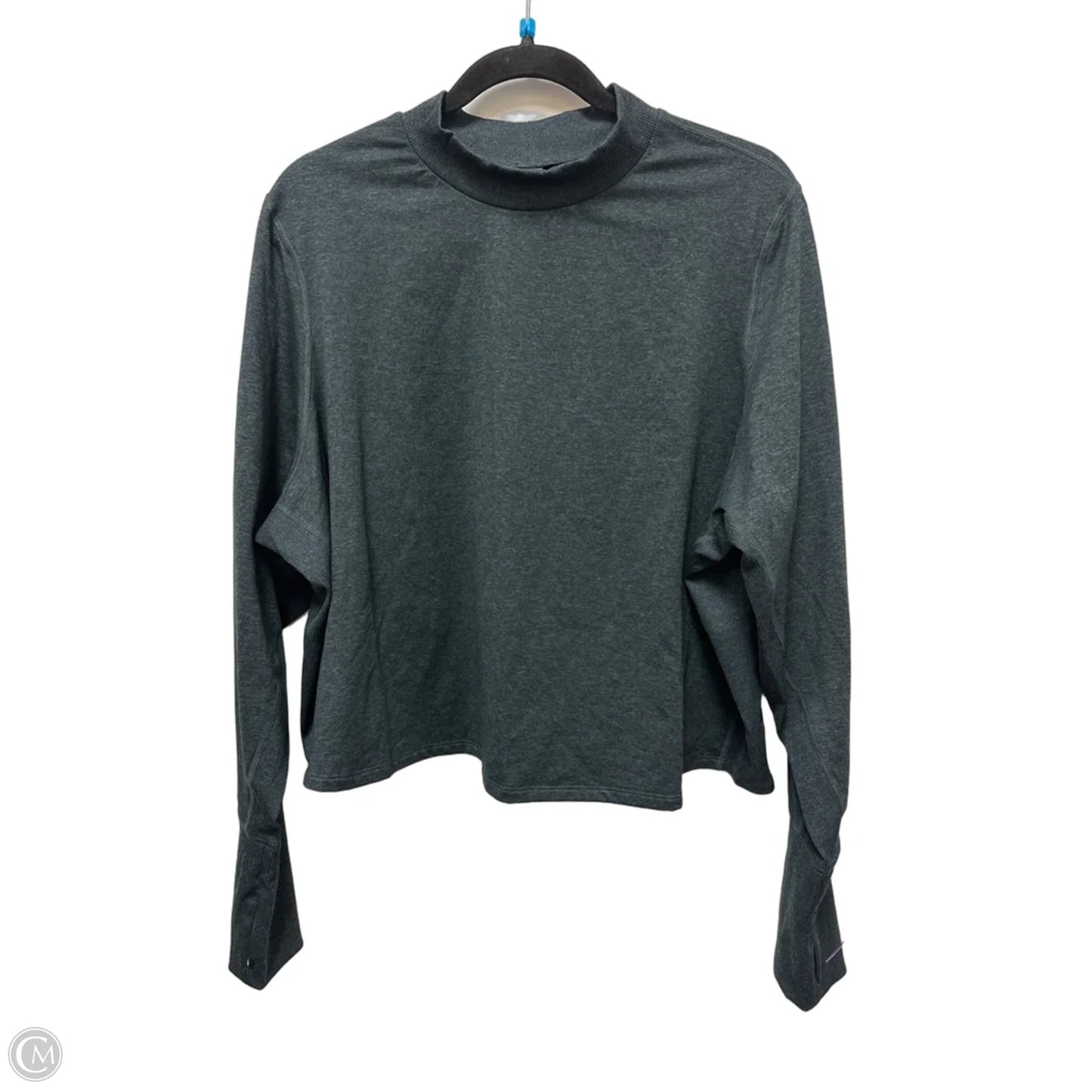 Athletic Top Long Sleeve Crewneck By Old Navy In Grey, Size: 3x