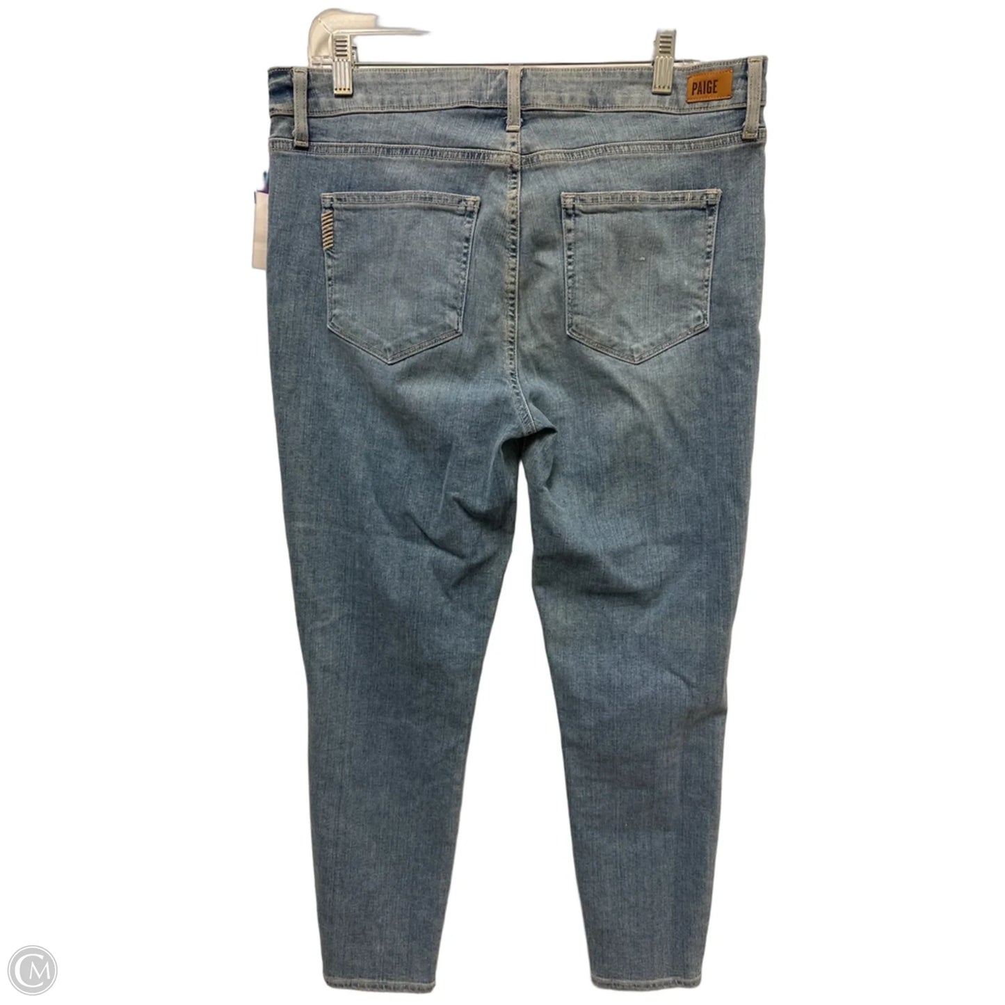 Jeans Skinny By Paige In Blue Denim, Size: 16