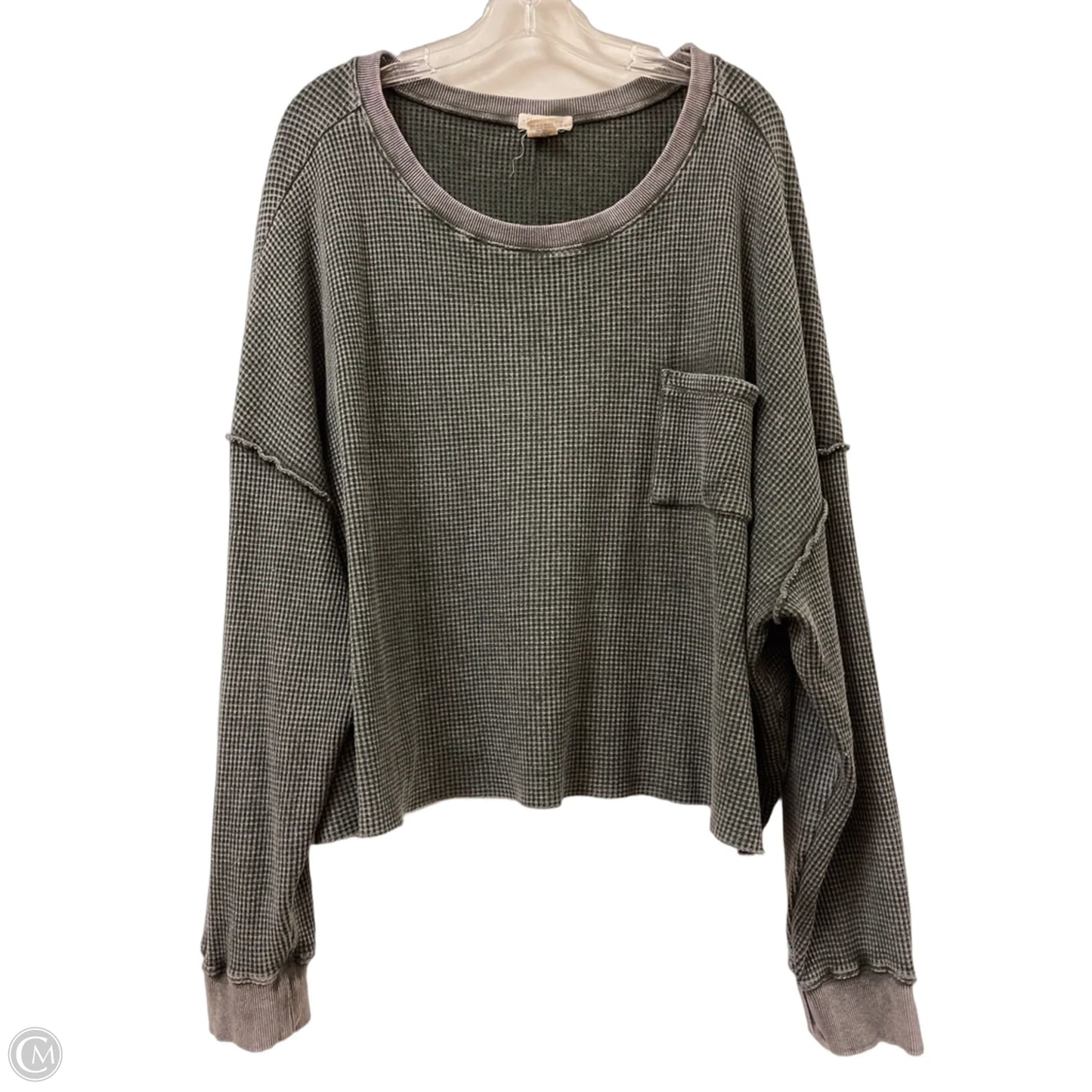 Top Long Sleeve By Clothes Mentor In Black, Size: 2x
