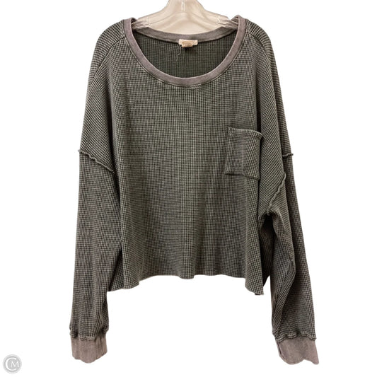 Top Long Sleeve By Clothes Mentor In Black, Size: 2x