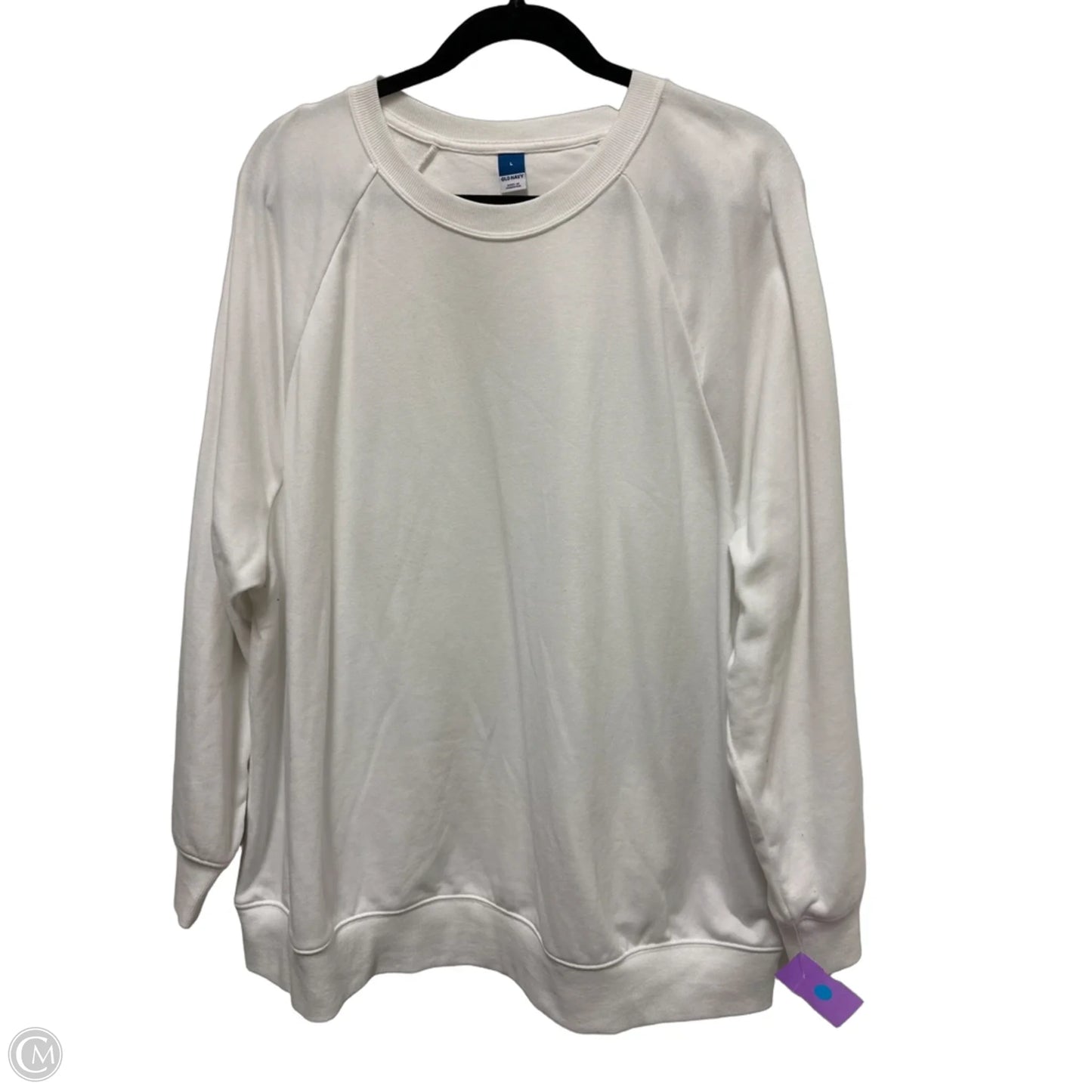 Sweater By Old Navy In White, Size: L