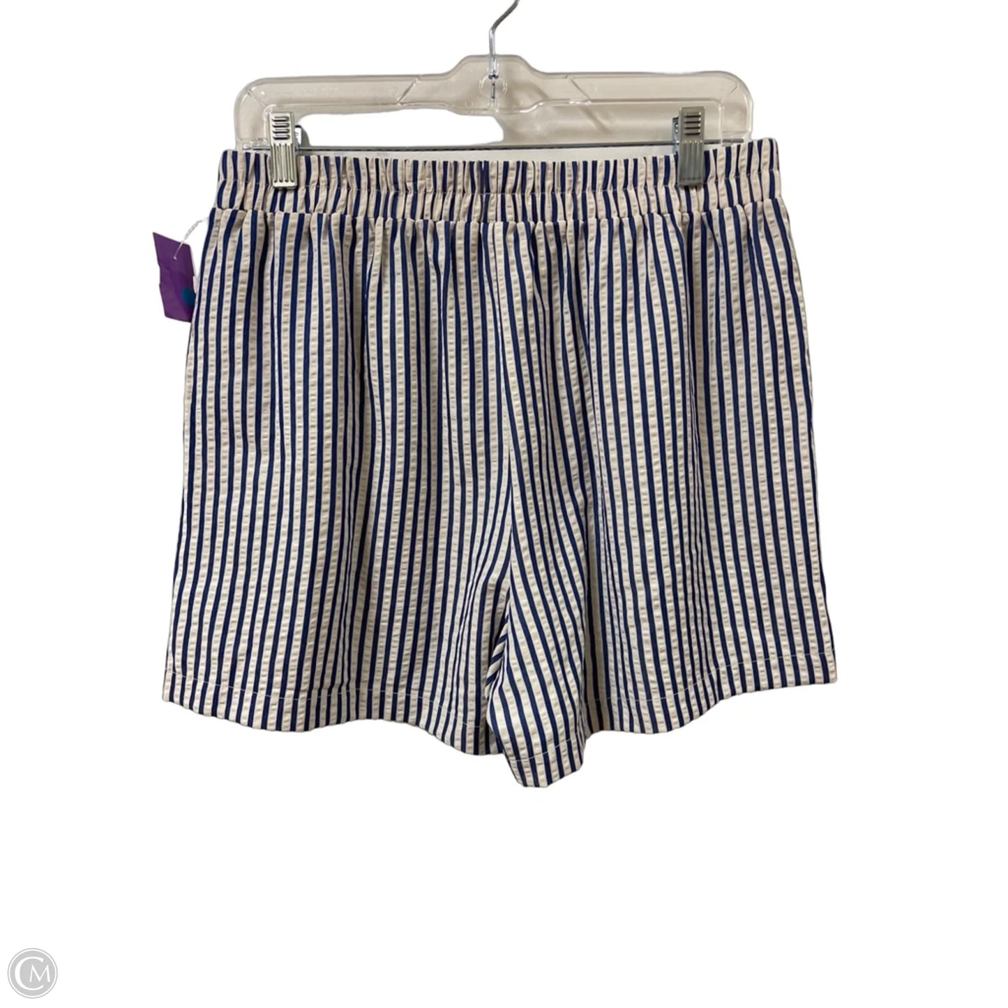 Shorts By Clothes Mentor In Blue & Cream, Size: 12
