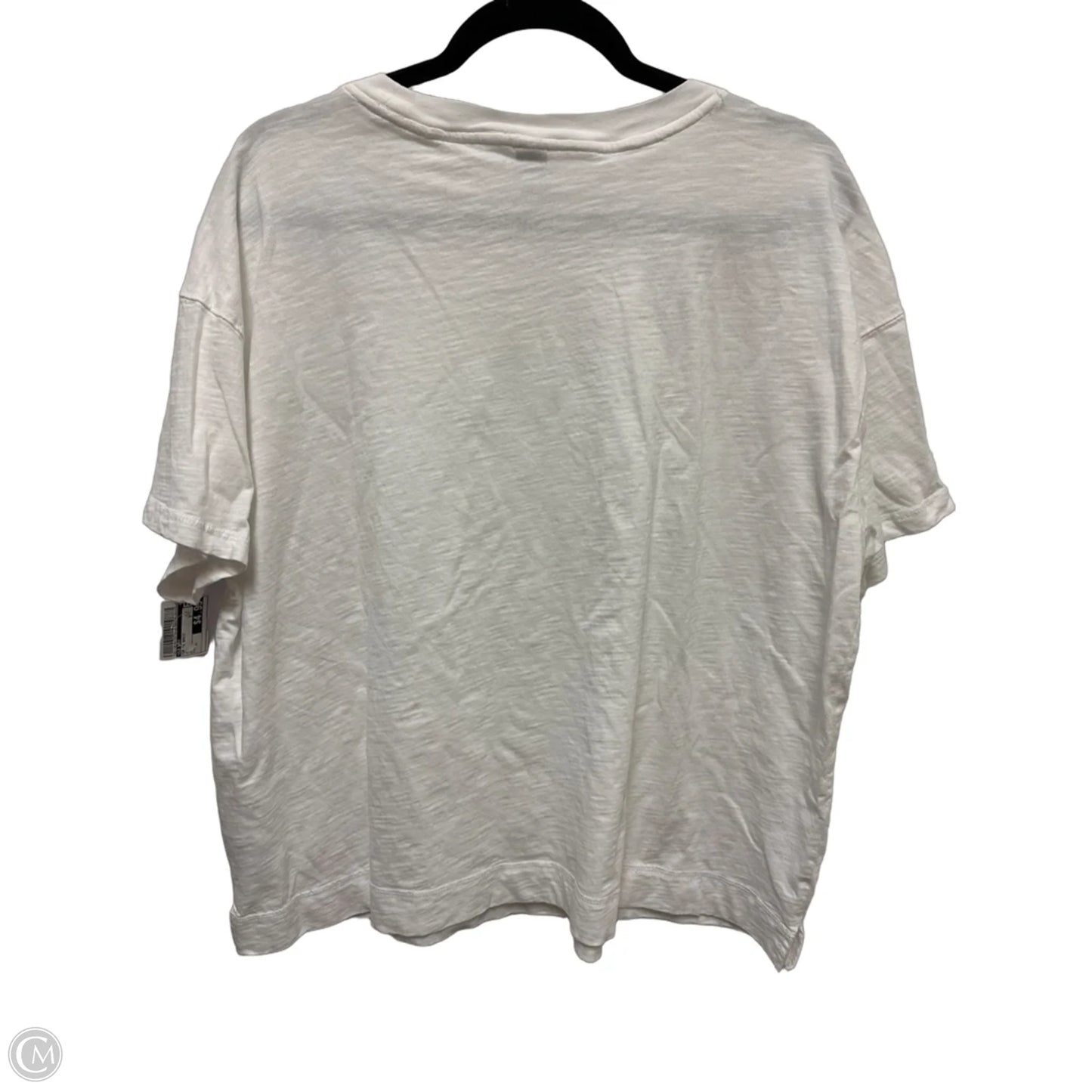 Top Short Sleeve Basic By Old Navy In White, Size: Xl