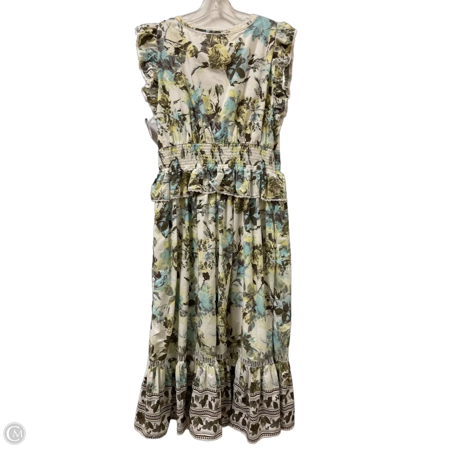 Dress Party Long By Treasure And Bond In Green, Size: L