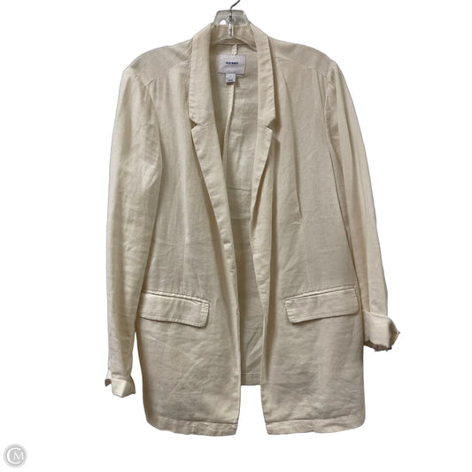 Blazer By Old Navy In Cream, Size: L