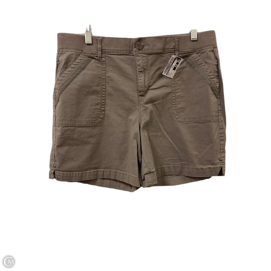 Shorts By Gloria Vanderbilt In Brown, Size: 12
