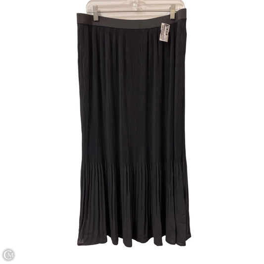 Skirt Midi By Adrianna Papell In Black, Size: 12