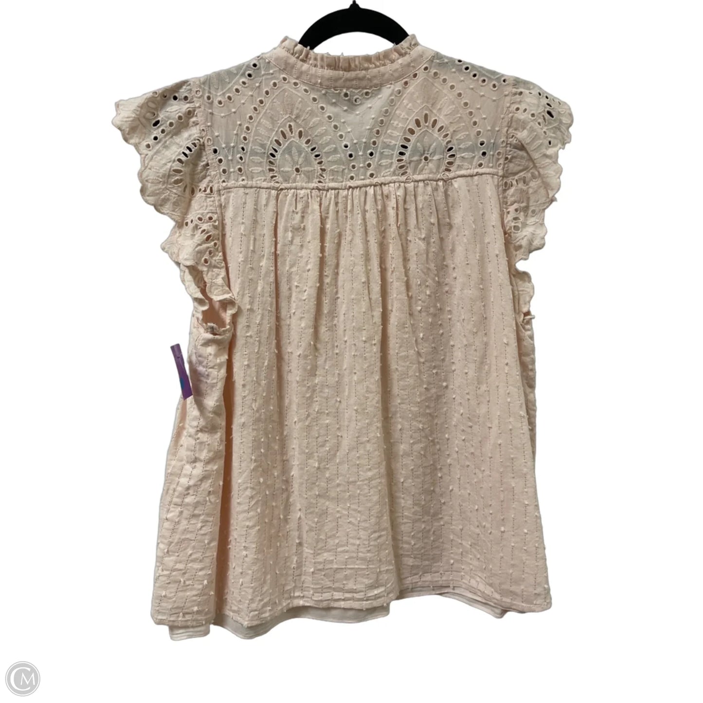 Top Sleeveless By Daniel Rainn In Pink, Size: L