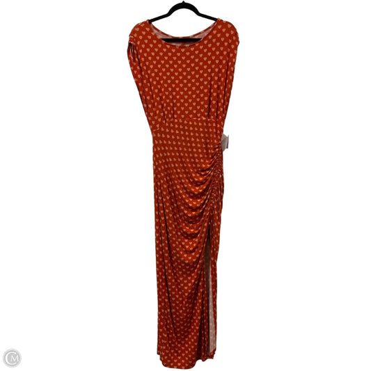 Dress Casual Maxi By Free People In Orange, Size: S