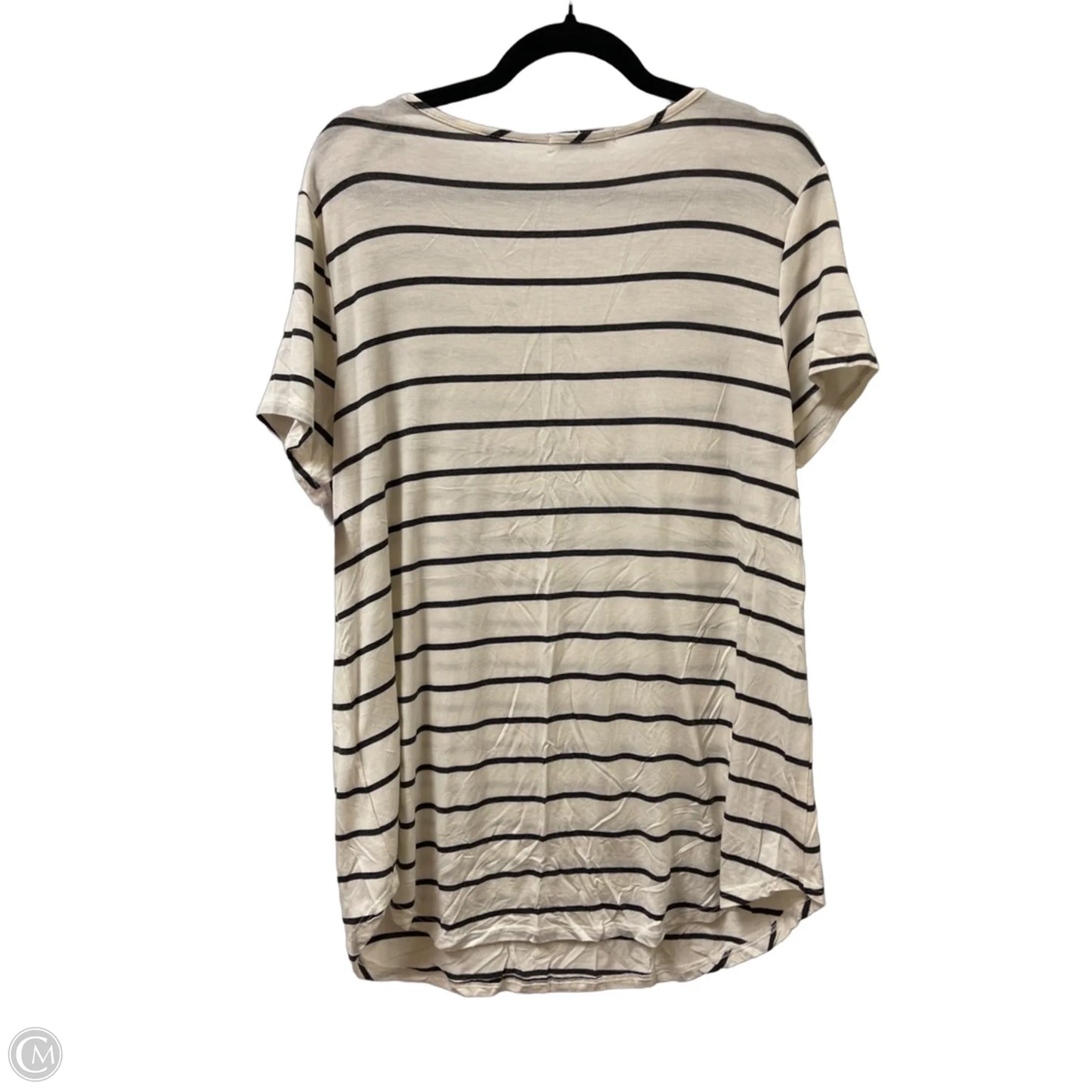 Top Short Sleeve By Emory Park In Cream, Size: Xl