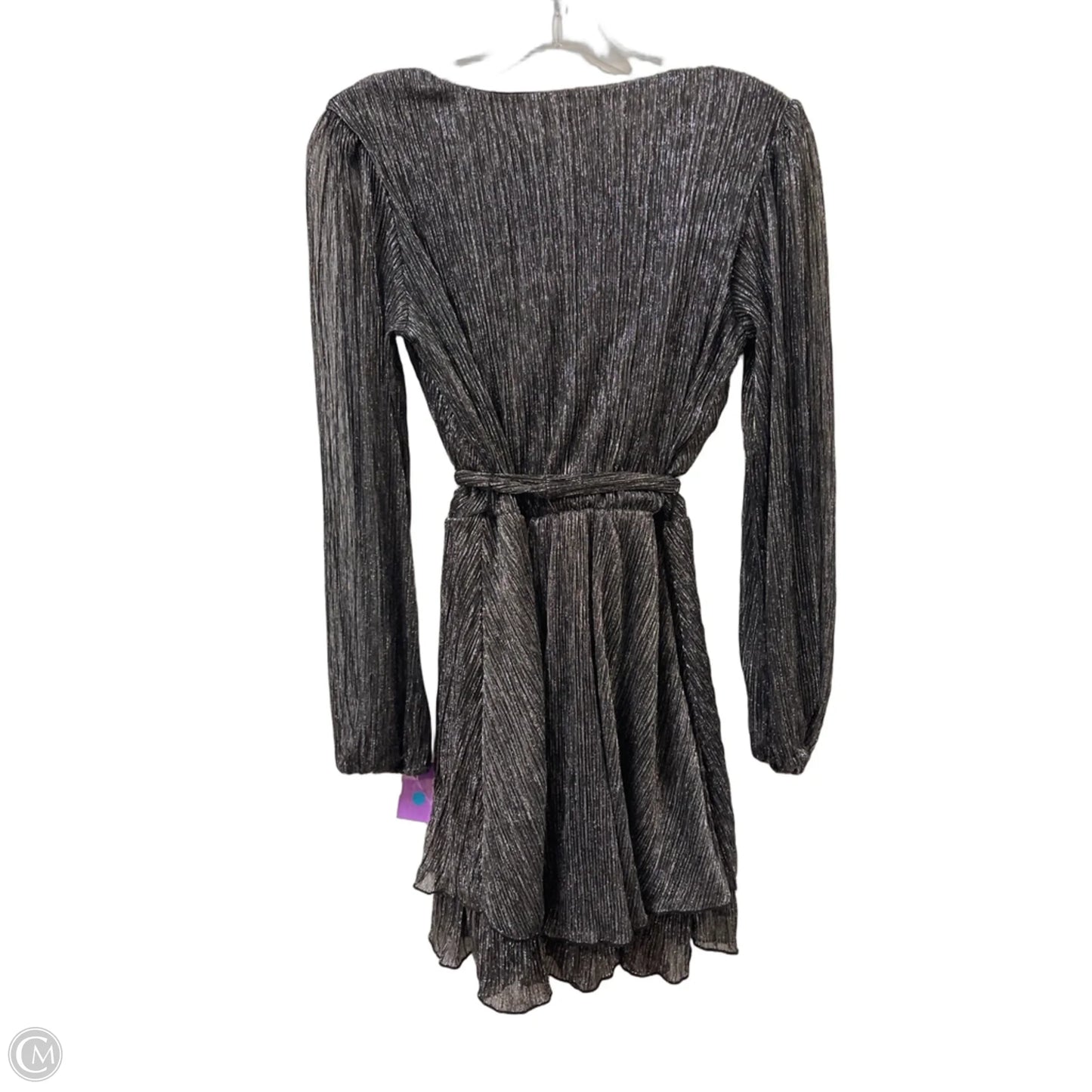 Dress Party Short By Lily Rose In Silver, Size: S