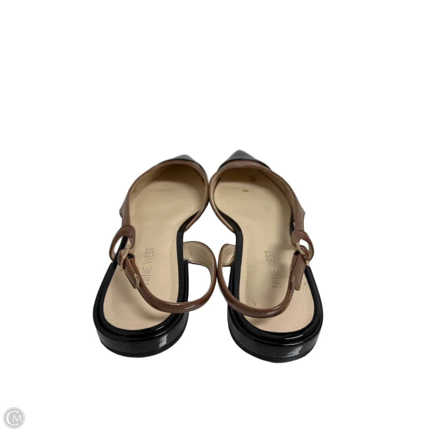 Shoes Flats By Nine West In Black & Brown, Size: 7