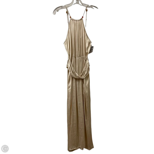 Dress Casual Maxi By Zara In Cream, Size: M