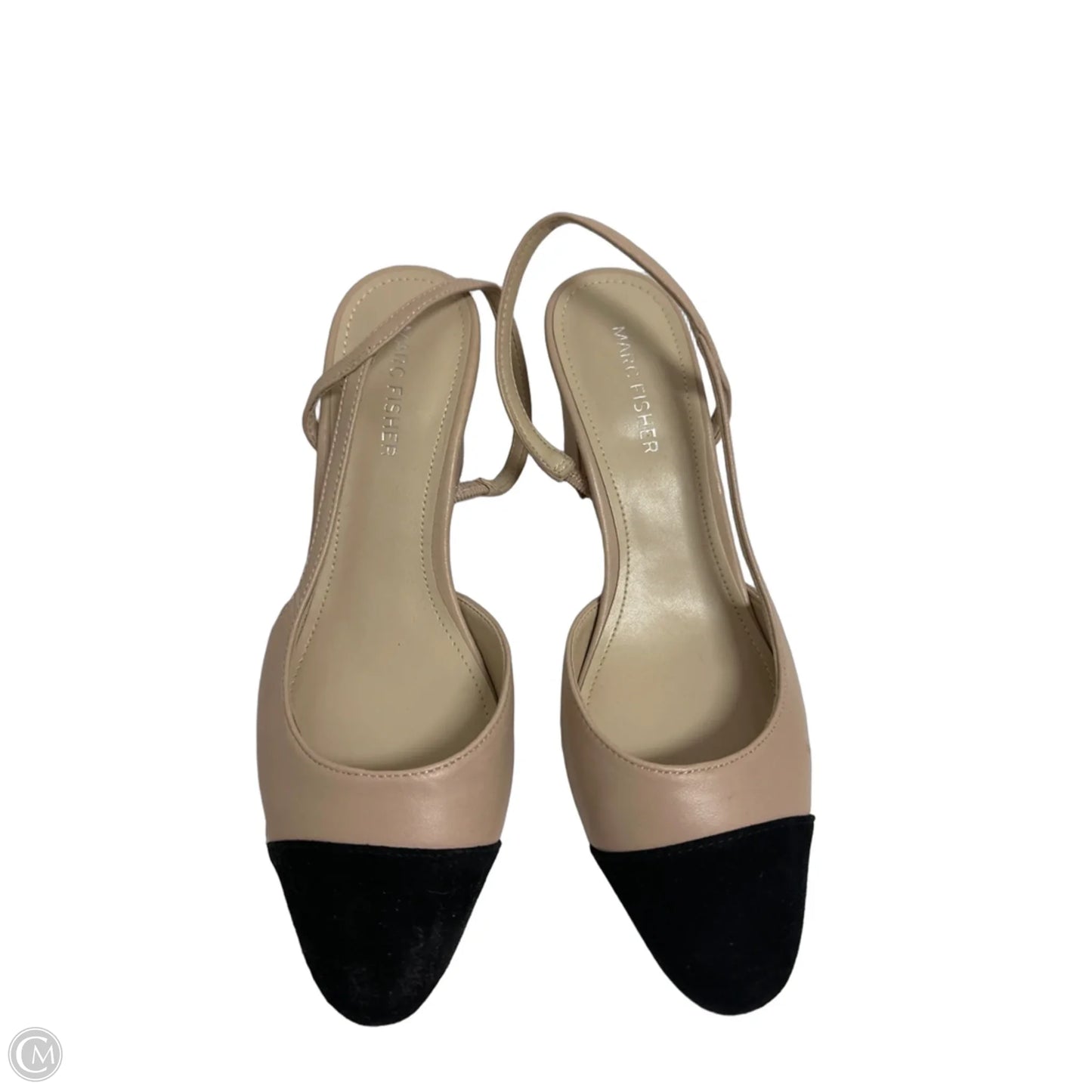 Shoes Heels Block By Marc Fisher In Tan, Size: 7.5