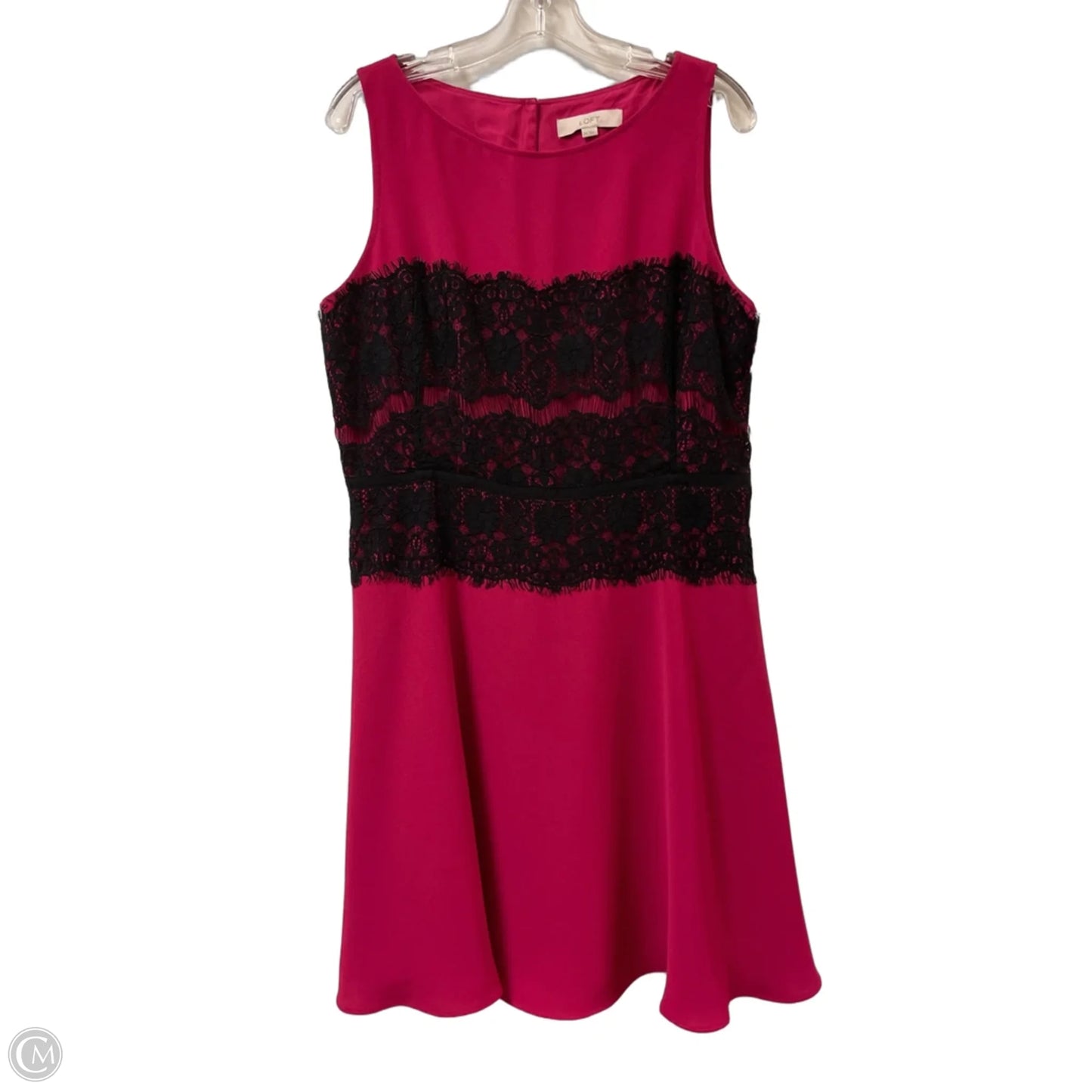 Dress Party Short By Loft In Pink, Size: Xl