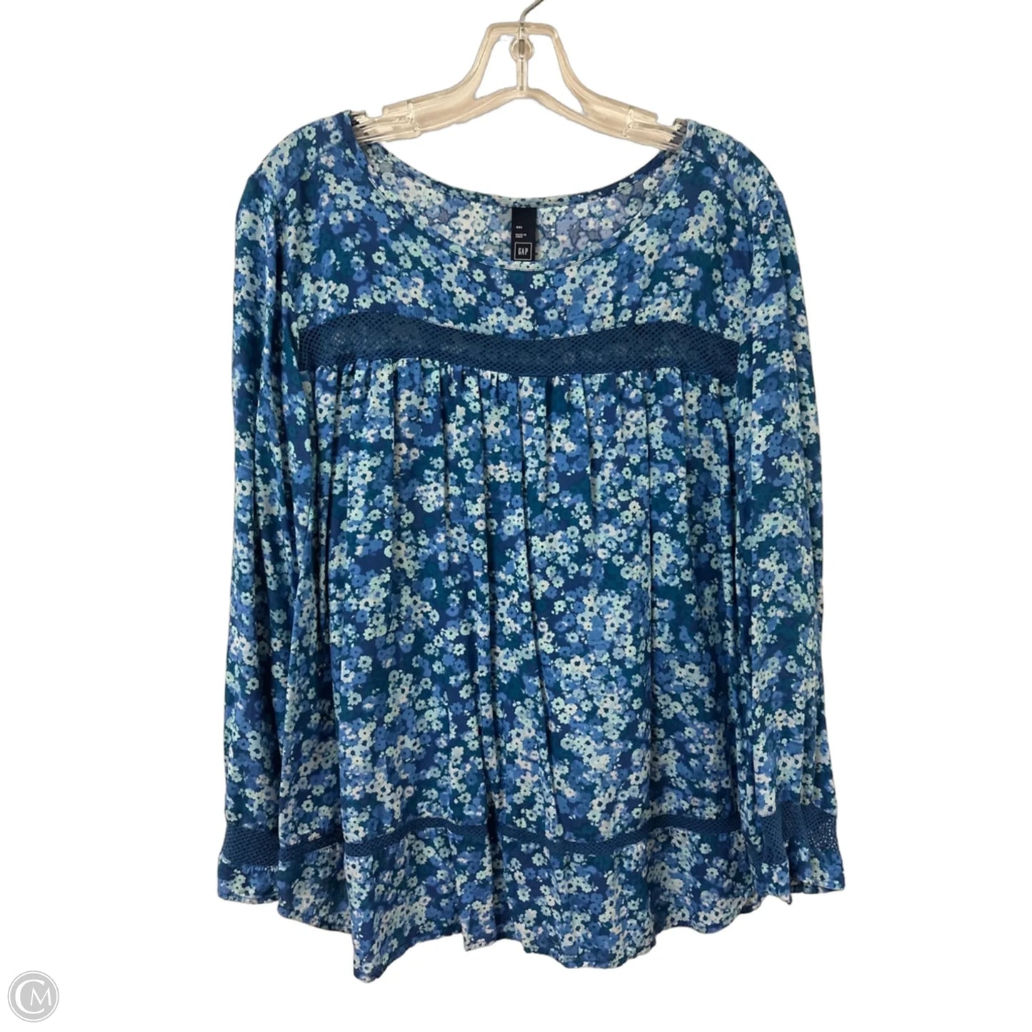 Top Long Sleeve By Gap In Blue, Size: 2x