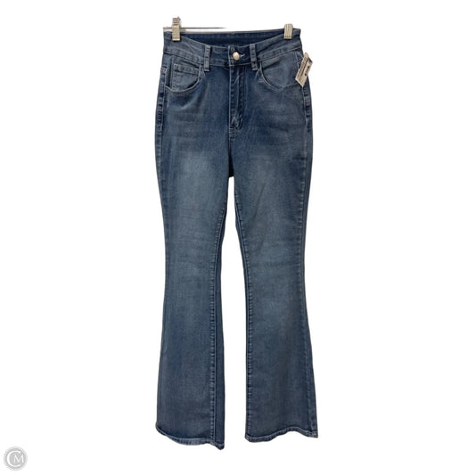 Jeans Flared By Shein In Blue Denim, Size: 0