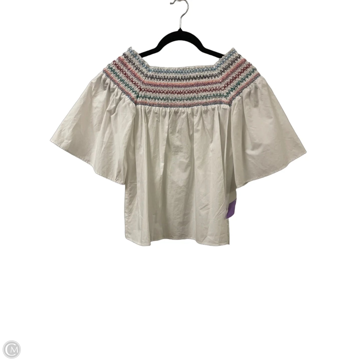 Top Short Sleeve By Parker In White, Size: Xs
