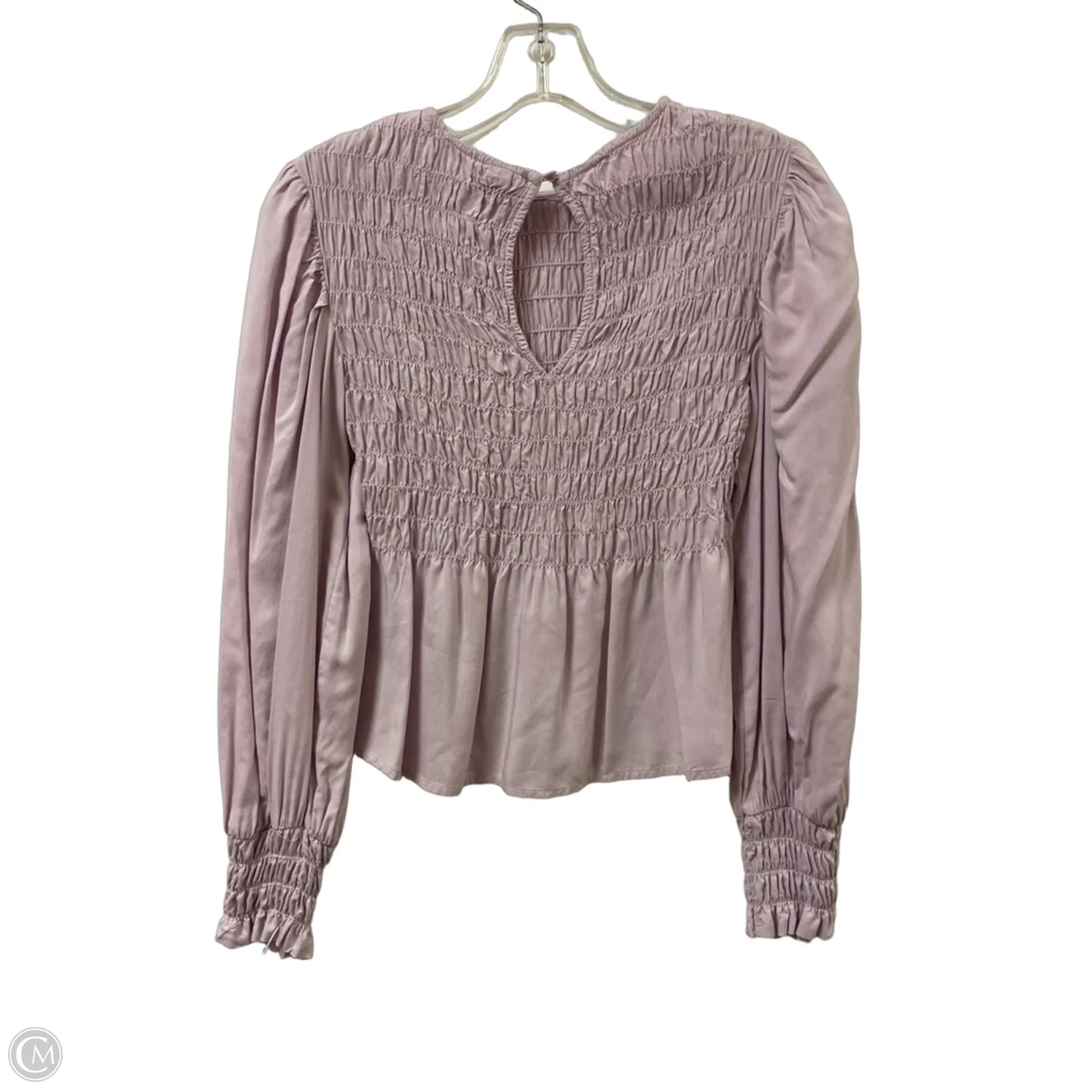 Top Long Sleeve By A New Day In Purple, Size: Xs