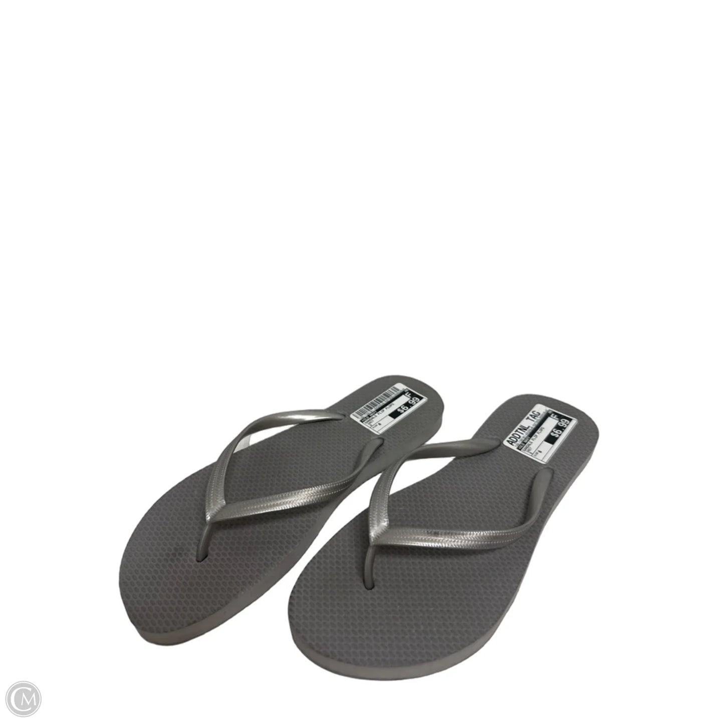 Sandals Flip Flops By Old Navy In Grey, Size: 8